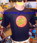 Santa Cruz "Cruz Dot" Youth T-Shirt - XL / Black