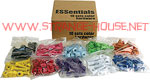 Essentials 1" Phillips Hardware Colored (8 nuts & bolts) WHITE