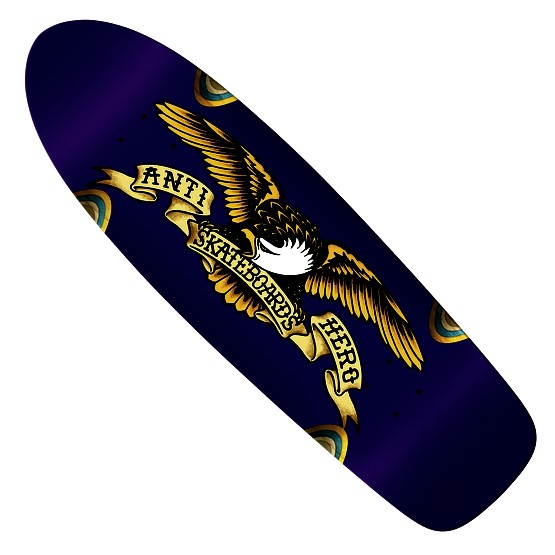 Anti-Hero The Caster / Eagle Deck 10.125" x 33.375" Dark Grape (image for) Anti-Hero The Caster / Eagle Deck 10.125" x 33.375" Dark Grape