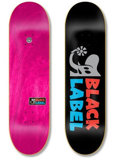 Black Label Elephant Sector 8.5" Deck - Black/Gray/Red/Blue