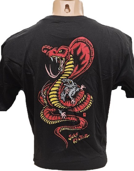 Black Label Jake Reuter Cobra T-Shirt - Black & Red / Medium (image for) Black Label Jake Reuter Cobra T-Shirt - Black & Red / Medium