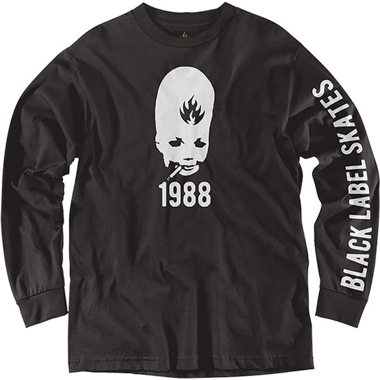Black Label Thumbhead L/S T-Shirt Black / XXL