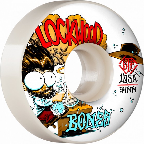 (image for) Bones STF Wheels Lockwood Experi-Mental V3 Slims 54mm / 103a