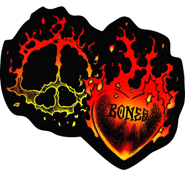 Bones Heart & Soul 4" Sticker