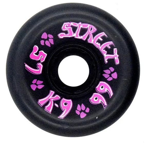 (image for) Dogtown Skates K-9 Street Wheels 57mm / 99a Black & Purple