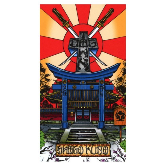 Dogtown Skates Shogo Kubo Tribute 2.5" x 4.75" Sticker (image for) Dogtown Skates Shogo Kubo Tribute 2.5" x 4.75" Sticker