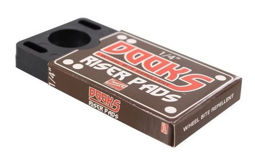 Shorty's Dooks 1/4" Hard Risers (2 Pack)