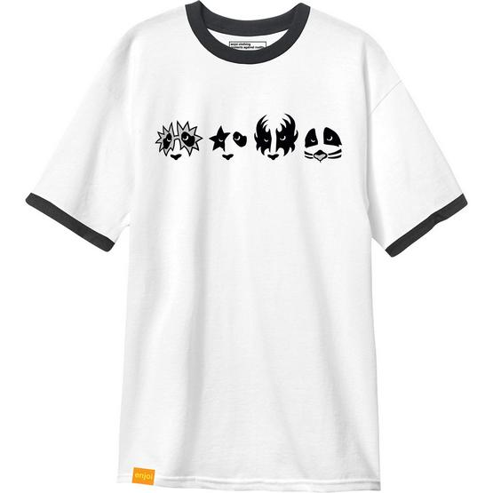 Enjoi Skateboards Kiss Premium White T-Shirt / Large