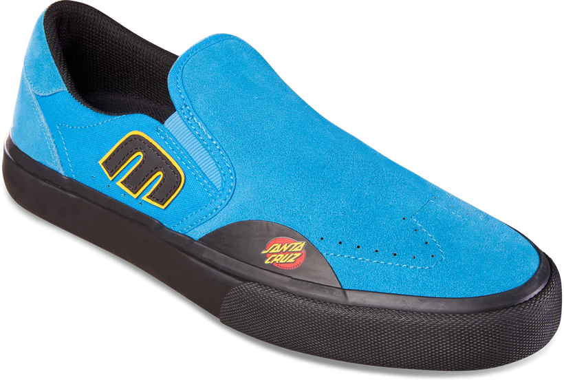 (image for) Etnies x Santa Cruz Lo-Cut Slip Ons / Blue / Size 09
