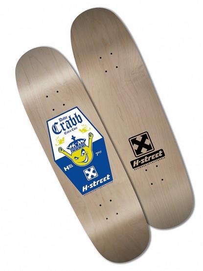 H-St. Dave Crabb Special Edition 8.75" Deck - Nat / Blu