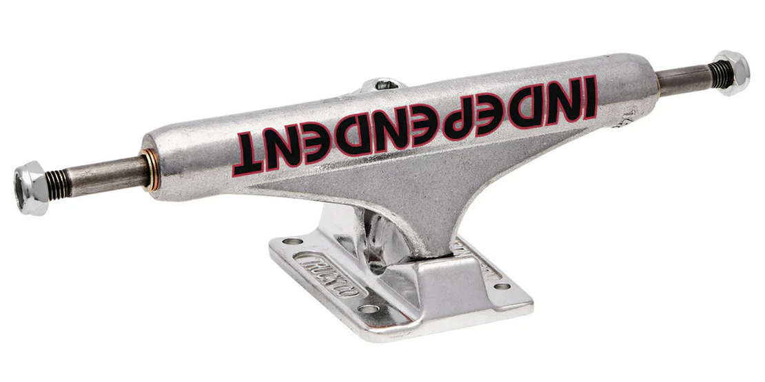 Independent 159mm Mid Bauhaus Stage 11 Standard Trucks / Silver / Pair (image for) Independent 159mm Mid Bauhaus Stage 11 Standard Trucks / Silver / Pair