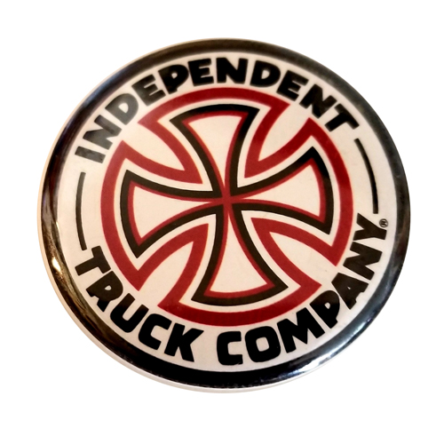 Independent Truck Company 1.25" Button White