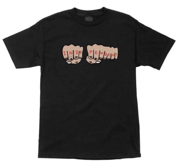 Toy Machine x Independent Fists T-Shirt Black / Large