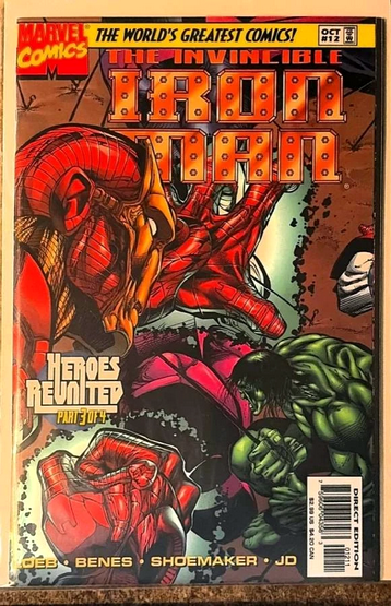 The Invincible Iron Man #12 / October 1997 / Heroes Reunited Part 3 of 4 (image for) The Invincible Iron Man #12 / October 1997 / Heroes Reunited Part 3 of 4