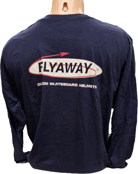 Kanoa Surf Flyaway Helmets Long Sleeve T-Shirt - Large / Navy - Circa 2010 (image for) Kanoa Surf Flyaway Helmets Long Sleeve T-Shirt - Large / Navy - Circa 2010
