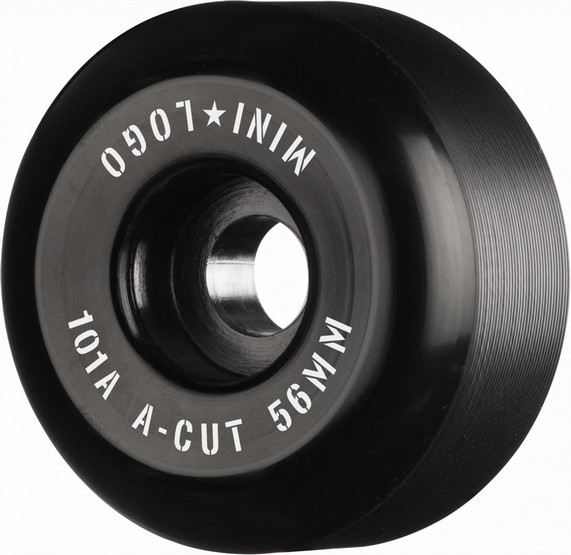 Mini-Logo A-Cut "2" Wheels 56mm / 101a Black