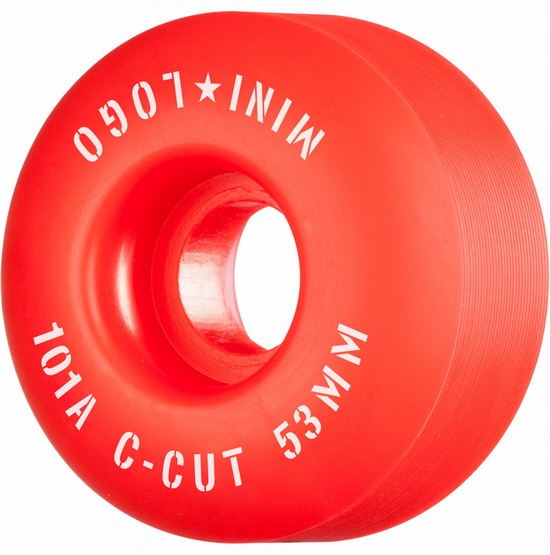 Mini-Logo C-Cut "2" Wheels 53mm / 101a Red