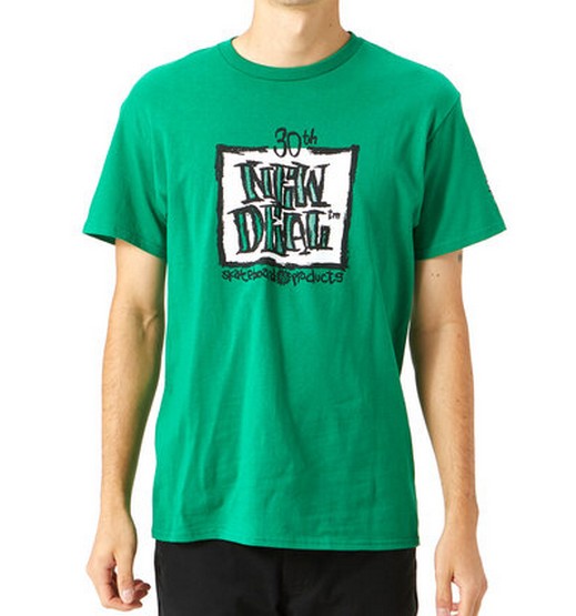 New Deal 30th Anniversary Napkin Logo T-Shirt Green / XL