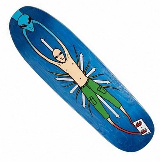 New Deal Mike Vallely Alien SP Deck - Blue 9.18" x 31.9"