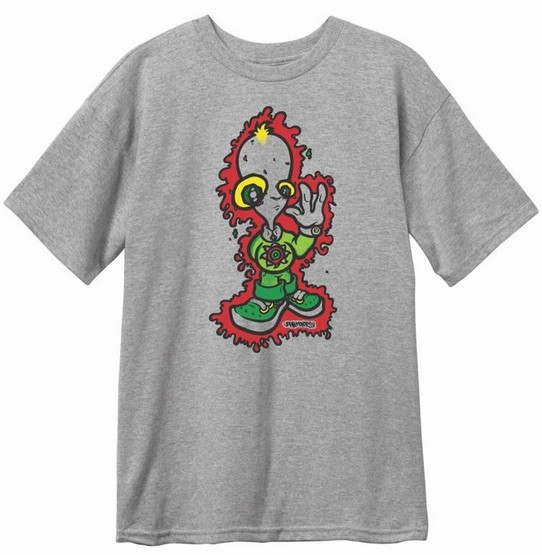 New Deal Montesi Alien T-Shirt Gray / Small