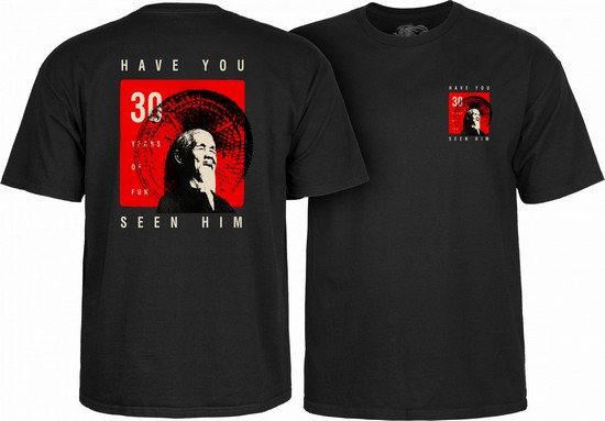 Powell Peralta Animal Chin 30 Year T-Shirt / Black / Medium