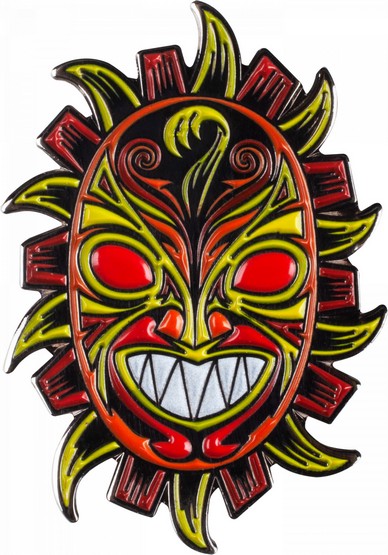 Powell Peralta Guerrero Mask Glow in the Dark Lapel Pin