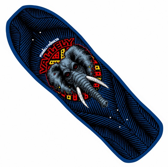 Powell Peralta Mike Vallely Elephant Re-Issue 9.85" Deck Navy