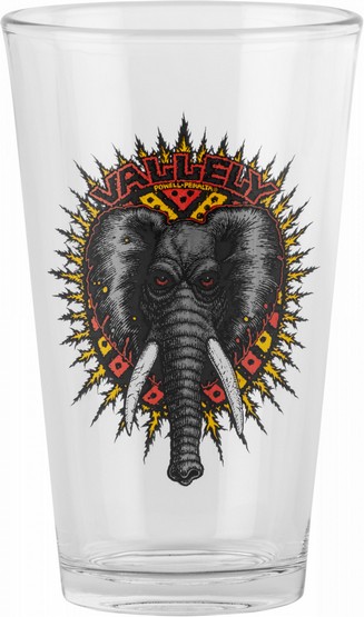 Powell Peralta Mike Vallely Elephant Pint Glass / Single Glass