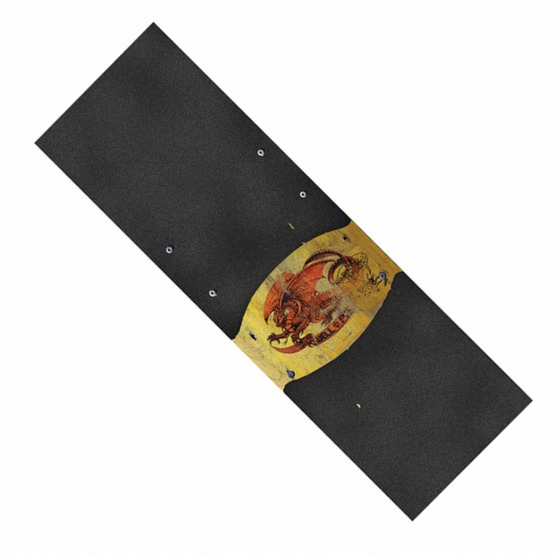 Powell Peralta Oval Dragon 10.5" x 33" Griptape Yellow