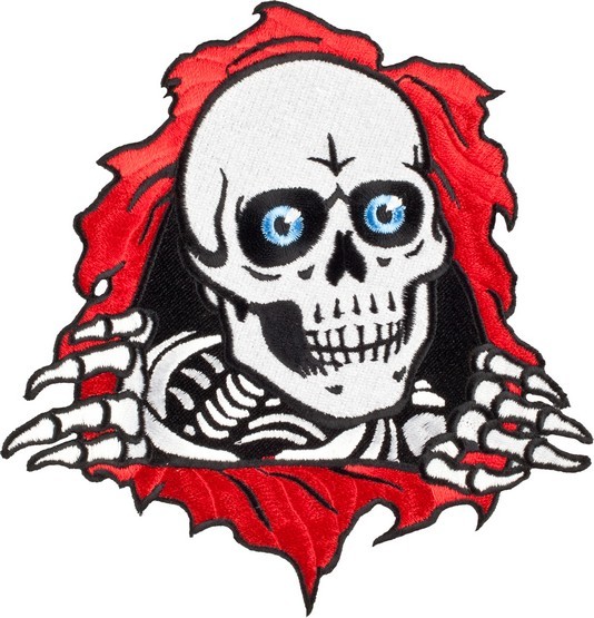 Powell Peralta Ripper 4.5" Patch - Classic Red