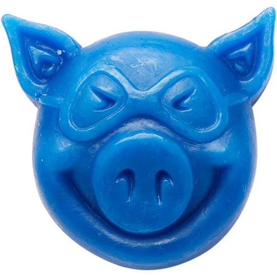 Pig Head Raised Curb Wax - Blue
