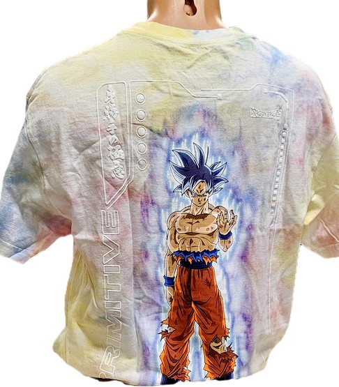 (image for) Primitive x DBZ Goku Ultra Instinct Washed T-Shirt - Slate / Medium
