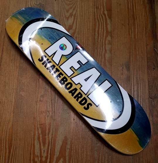 Real Skateboards Parallel Fade 8.06" Deck - Blue / Yellow