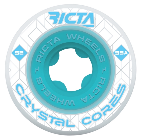 Ricta Crystal Cores 52mm / 95a - Teal Core