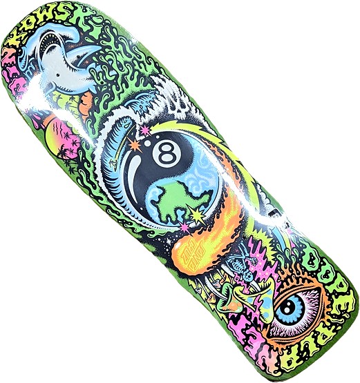 Santa Cruz Micro Freaks Winkowski Dope Planet 8.75 Deck - Green