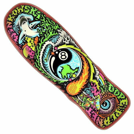 Santa Cruz Micro Freaks Winkowski Dope Planet 8.75 Deck - Red