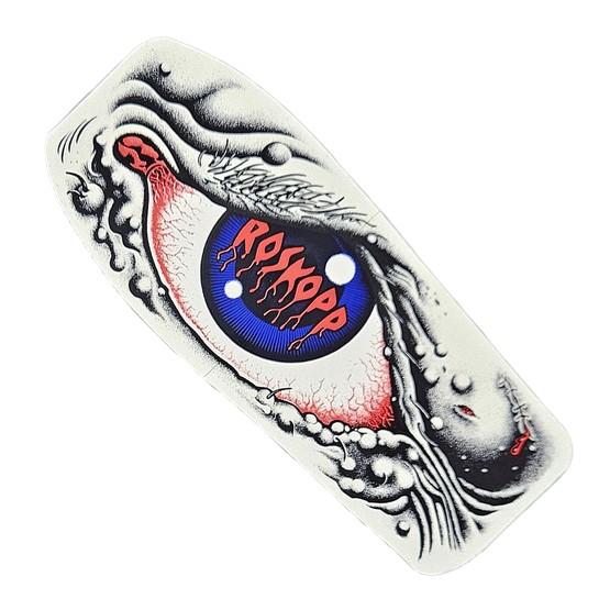 (image for) Santa Cruz Rob Roskopp Eye 6" Sticker - Clear / Recently Found Old Stock