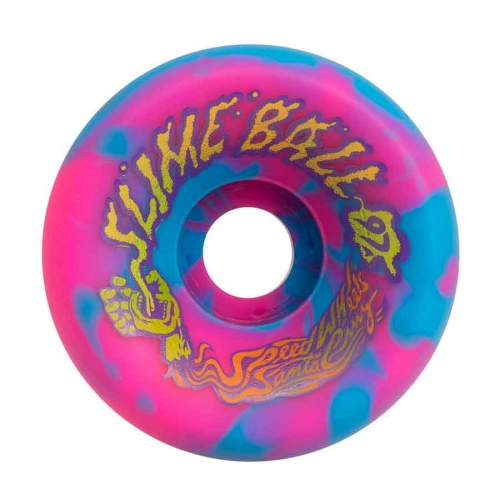 Santa Cruz Slime Ball Vomits 60mm / 97a Blue / Pink Swirl 2018