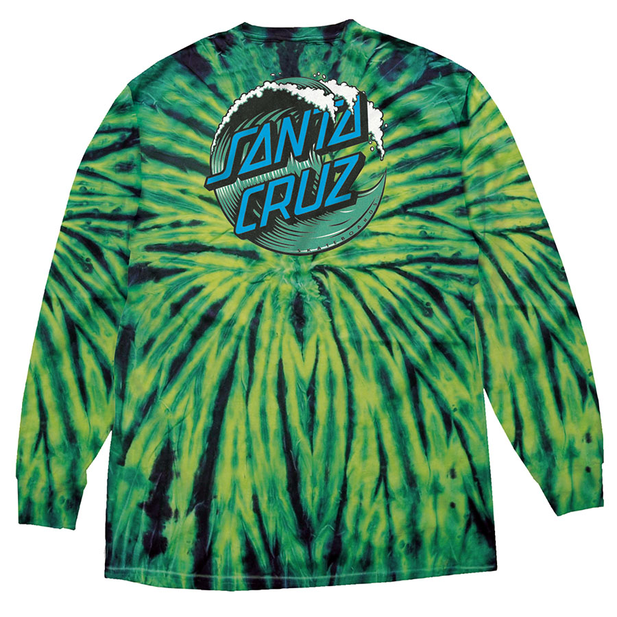 (image for) Santa Cruz Wave Dot L/S T-Shirt / Wild Spider / XXL