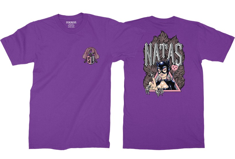 Strangelove Natas / Cliver Art T-Shirt Purple - Large