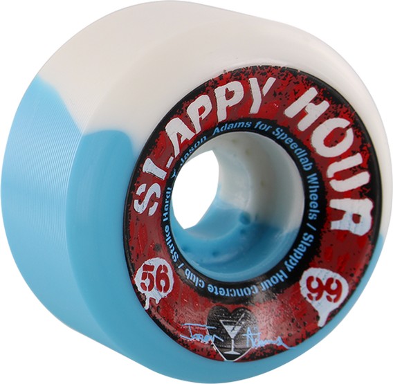 Speedlab Wheels Slappy Hour 56mm 99a Blue / White