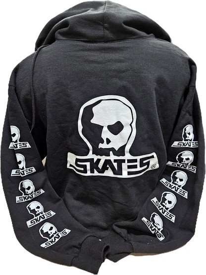 Skull Skates OG Skull Logo Zip Hoodie Black / Large (image for) Skull Skates OG Skull Logo Zip Hoodie Black / Large