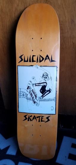 Suicidal Skates Pool Skater 8.5" Deck - Orange