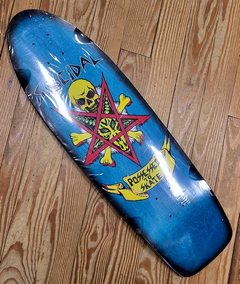 Suicidal Skates Possessed to Skate Classic 70's Deck - Blue Fade