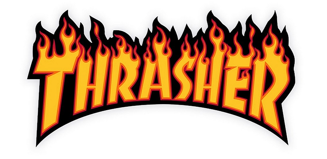 Thrasher Flame Logo Classic 6" Sticker