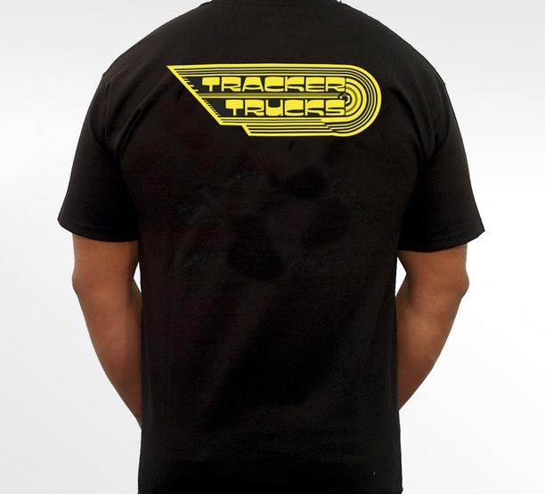 Tracker Trucks Wing T-Shirt Black / Large