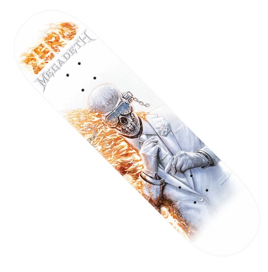 (image for) Zero x Megadeth Collab 8.25" Deck - White Dip