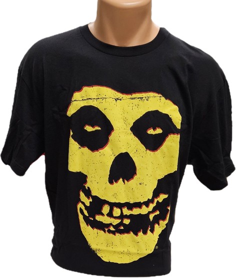 (image for) Zero x Misfits Fiend Skull S/S T-Shirt Black / Yellow / XXL