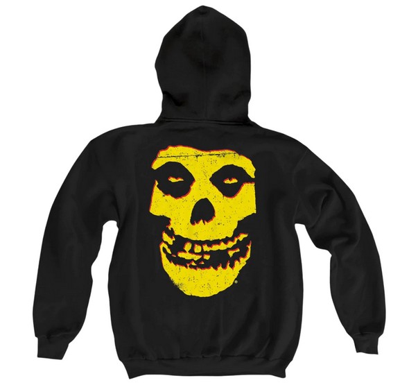 Modal Additional Images for Zero x Misfits Fiend Skull S/S T-Shirt Black / Yellow / XXL