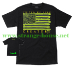 Creature "Lurk Nation" T-Shirt in Black / Medium